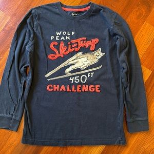 GAP Kids XXL long sleeved shirt - wolf / skiing / long sleeved t-shirt